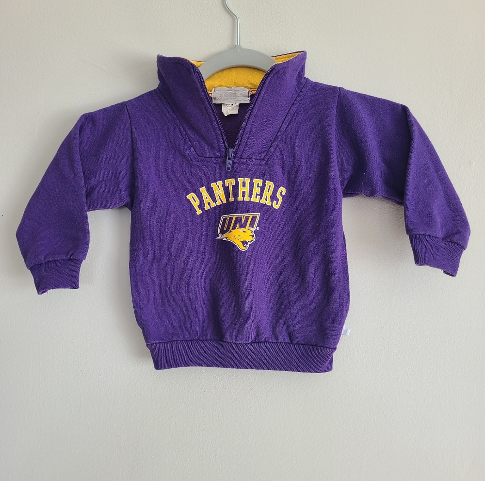 UNI Panthers 3T Quarter Zip Sweater
